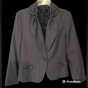 Talbots Tailored Gray Wool Blazer